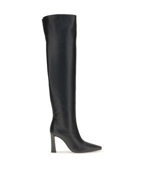 Giuseppe Zanotti Black Leather Over The Knee