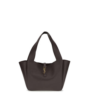 Saint Laurent Brown Lamb Ovis Aries Aries Shoulder Bag