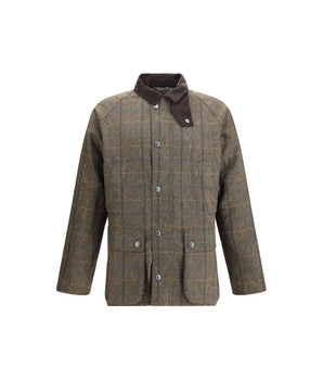 Barbour Green Wool Coat