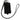 Dolce & Gabbana Black Leather Logo Embossed Lanyard Card Holder Wallet