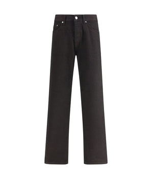 Sunflower Black Cotton Relaxed Fit Jeans