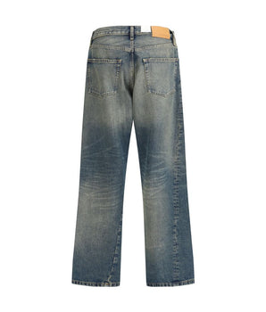 Sunflower Blue Cotton Jeans Denim