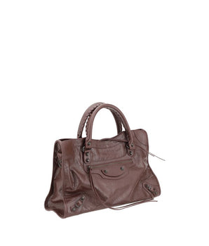 Balenciaga Brown Calf Leather Bos Taurus Shoulder Bag