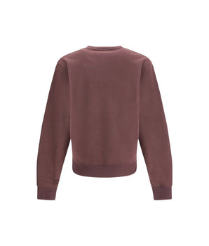 Saint Laurent Bordeaux Cotton Sweatshirt
