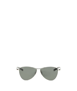 Saint Laurent Silver Metal Sunglasses