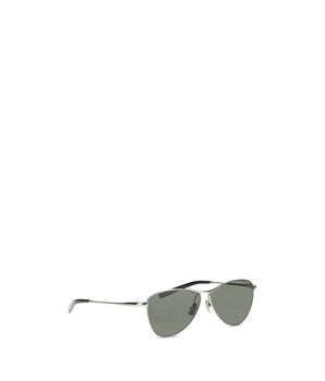 Saint Laurent Silver Metal Sunglasses