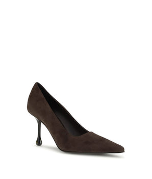 Jimmy Choo Brown Leather High Heel Pumps