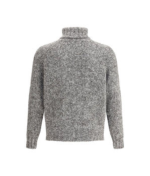 Brunello Cucinelli Buttoned turtleneck sweater