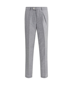 Brunello Cucinelli Gray Cashmere Casual Pants