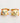 Dolce &amp; Gabbana Brass Gold Tone Dog Puppy Men's Accessories Cufflink