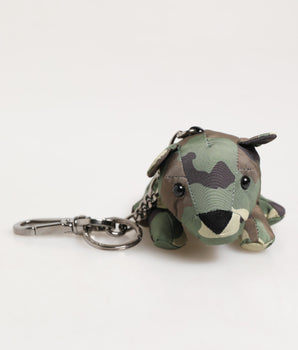 Dolce &amp; Gabbana Multicolor Camouflage Animal Silhouette Keychain Keyring