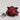 Dolce & Gabbana Red Black Polyester Animal Silhouette Keychain Keyring