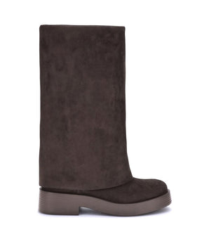 Casadei Brown Polyester Boots
