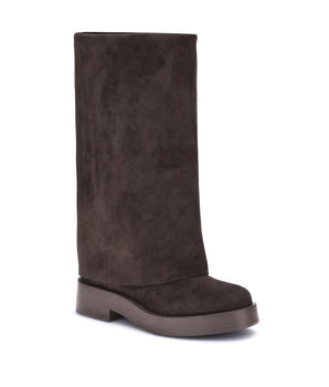 Casadei Brown Polyester Boots