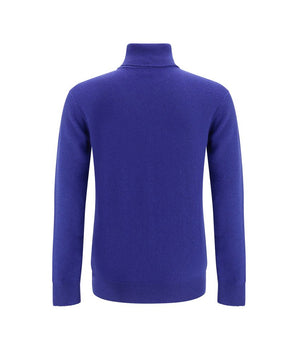 Saint Laurent Blue Cashmere Cashmere Sweater