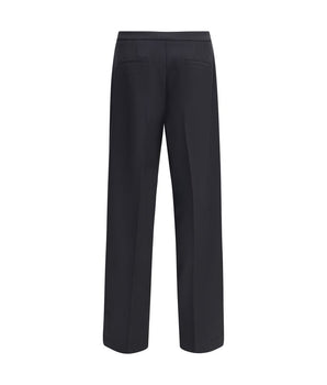 Cruna Black Polyester Casual Pants