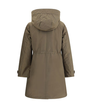 Woolrich Green Cotton Parka