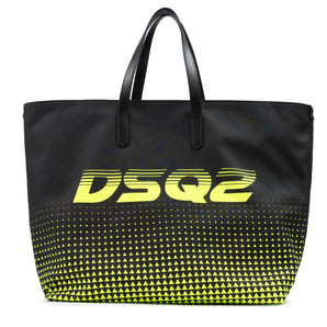 Dsquared² Bicolour Polyester Logo Shopping Bag