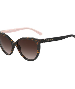 Love Moschino Brown Acetate Sunglasses