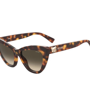 Moschino Brown Acetate Sunglasses