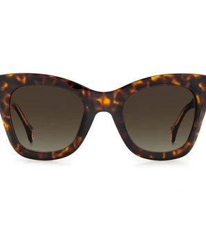 Carolina Herrera Brown Acetate Sunglasses