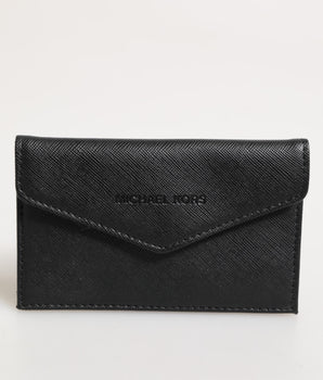 Michael Kors Black Saffiano Leather Envelope Holder Men's Accessory Wallet