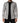 Dolce &amp; Gabbana Gray Coated Cotton Snap Button Logo Men's Shirt