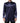 Dolce & Gabbana Navy Silk Long Sleeve Mandarin Collar Shirt