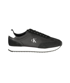 Calvin Klein Black Leather Men Sneaker