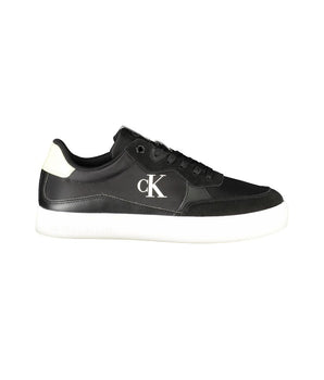 Calvin Klein Black Leather Men Sneaker