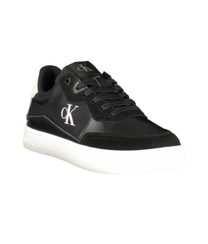 Calvin Klein Black Leather Men Sneaker