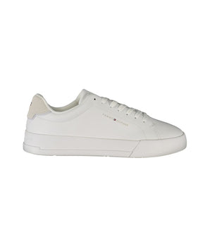 Tommy Hilfiger White Leather Men Sneaker