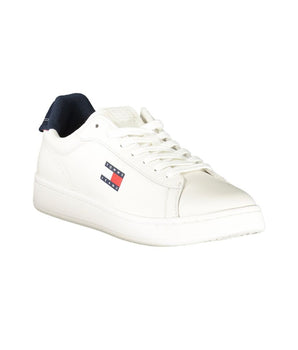 Tommy Hilfiger White Leather Men Sneaker