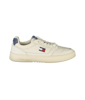 Tommy Hilfiger White Leather Men Sneaker