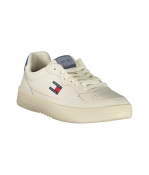 Tommy Hilfiger White Leather Men Sneaker