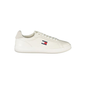 Tommy Hilfiger White Leather Men Sneaker