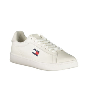 Tommy Hilfiger White Leather Men Sneaker