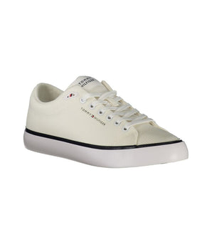 Tommy Hilfiger White Polyester Men Sneaker