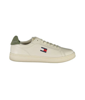 Tommy Hilfiger White Leather Men Sneaker