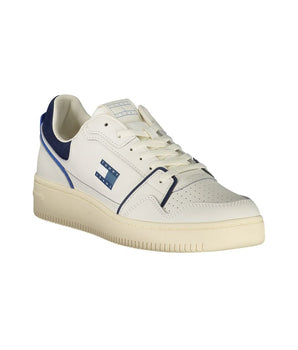 Tommy Hilfiger White Leather Men Sneaker
