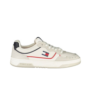 Tommy Hilfiger White Leather Men Sneaker