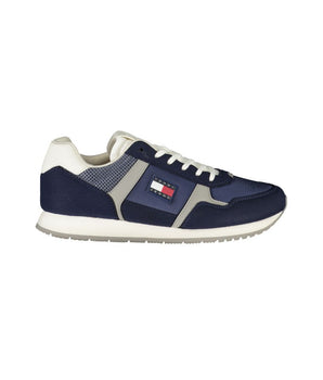 Tommy Hilfiger Blue Polyester Men Sneaker