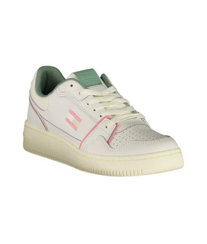 Tommy Hilfiger White Leather Women Sneaker
