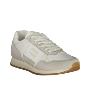 Tommy Hilfiger White Polyester Men Sneaker