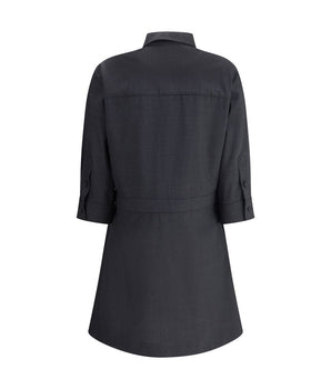 Gucci Gray Wool Casual Dress