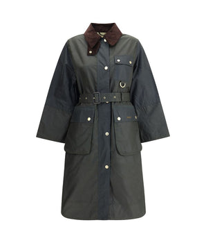 Barbour Green Cotton Coat