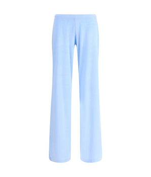 Balenciaga Light Blue Triacetate Casual Pants