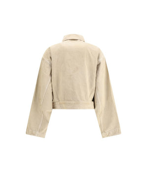 Balenciaga Beige Cotton Denim Jacket