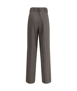 P.A.R.O.S.H. Gray Elastane Dress Pants