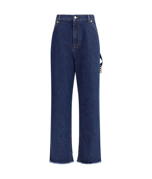Darkpark Blue Cotton Jeans Denim